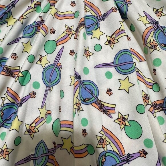 Dot Dot Smile Toddler Girls Size 2T Planets &‎ Stars Cap Sleeve Twirl Dress NWT - Picture 5 of 7